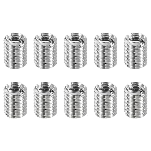 uxcell Thread Adapters Sleeve Reducing Nuts, Threaded Insert Repair Sleeve by uxcell