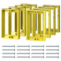 ABS 1/2 Inch Outlet Box Extender, Single Gang, 8 Pack | Single Gang Outlet Box by Unknown
