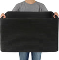 JMvicyroam 96L Large Woven Cotton Rope Blanket Basket, Freestanding by JMvicyroam