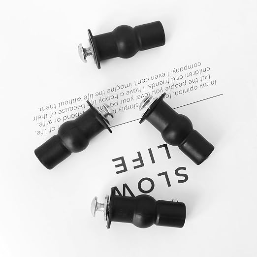 Quacc 4PCS Universal Toilet Seat Hinge Screws, Fixes Shifting Toilet Seat - Image 5