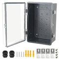 Electrical Junction Box, IP67 Waterproof Outdoor Box ABS Plastic Enclosure by Qukipet