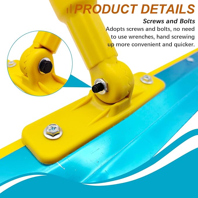 Self Leveling Cement Tool Kit, Notched Squeegee - Image 6