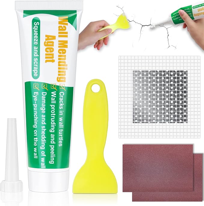 Drywall Repair Kit, Ranekie Drywall Hole Patch Kit Spackle Putty Wall Repair by Mckanti
