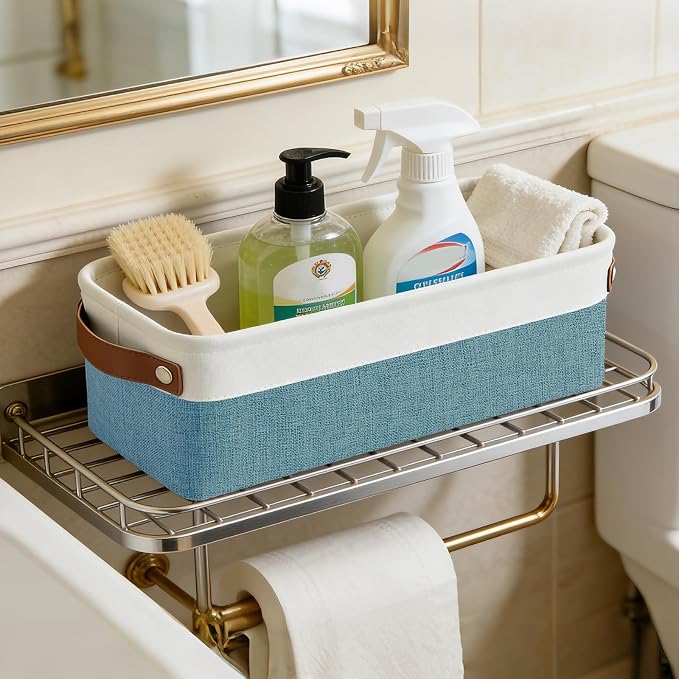 Small Fabric Storage Baskets, Decorative Basket - Image 7