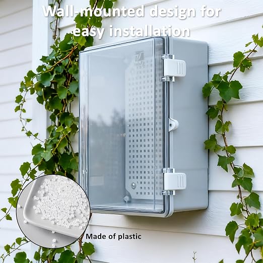 IP67 Waterproof Junction Box for Outdoor, 11.4"x7.5"x5.5" | Heavy Duty ABS - Image 7