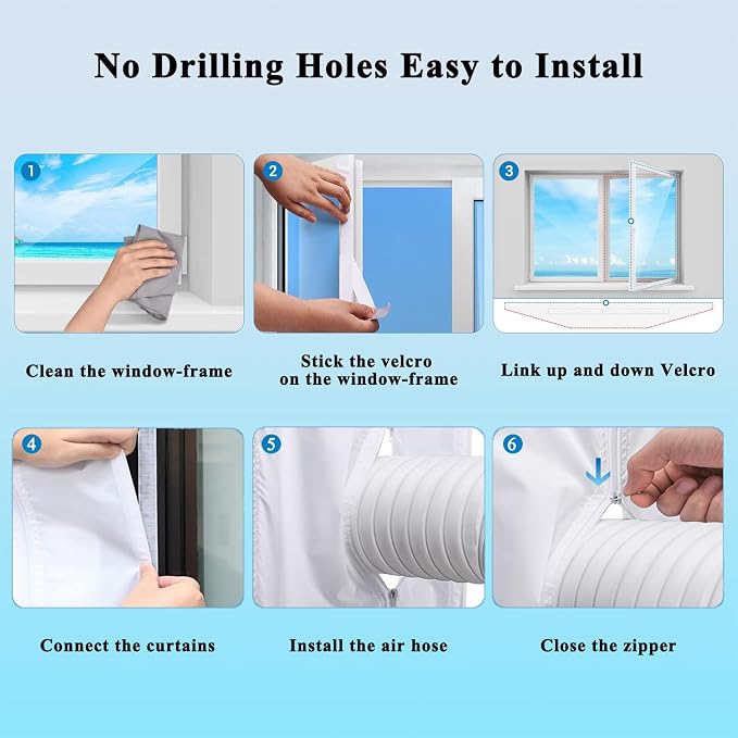 3M Window Seal Kit for Portable Air Conditioner, 100% Sealing Effect Window - Image 6