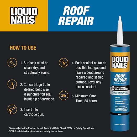 Liquid Nails Roof Repair, 10.3 oz - Image 3