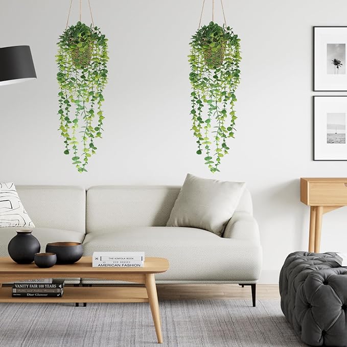 2 Pack Artificial Hanging Plants - Image 4