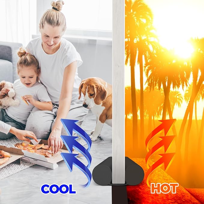 Holikme Under Door Draft Stopper Door Seal Gap Filler Weather Stripping | 38 - Image 3