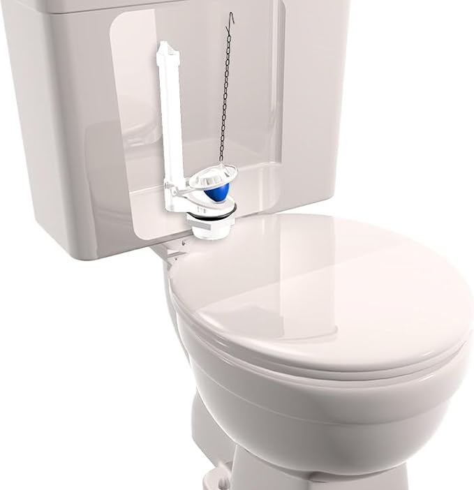 PlumbCraft 2-in. White and Blue Flapper Tank Ball - Image 6