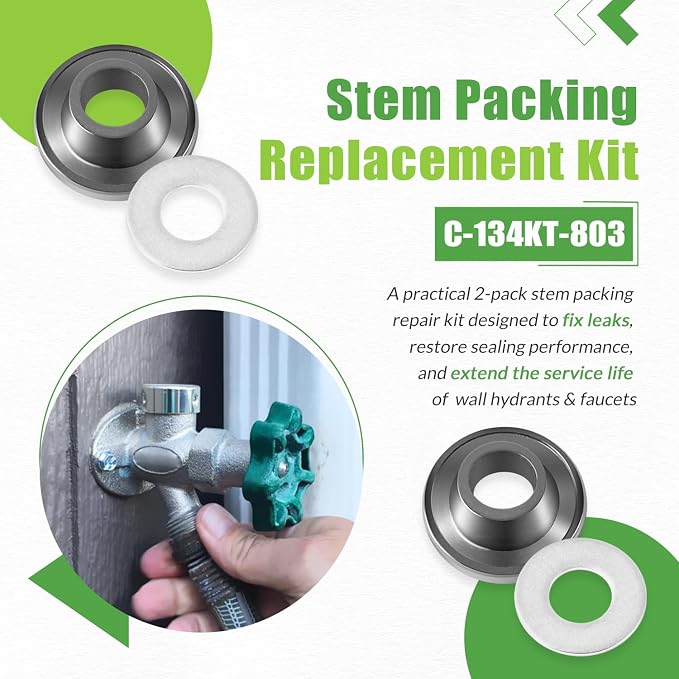 C-134KT-803 Stem Packing Replacement Kit - Image 2
