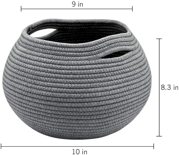 Goodpick Round Woven Rope Storage Basket - Image 3
