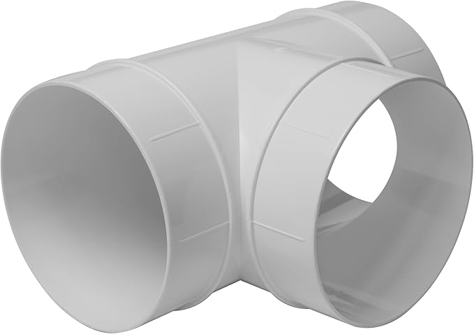Vent Systems 4 Inch Duct Connector 3 Way Hose Adapter/Splitter - Image 8