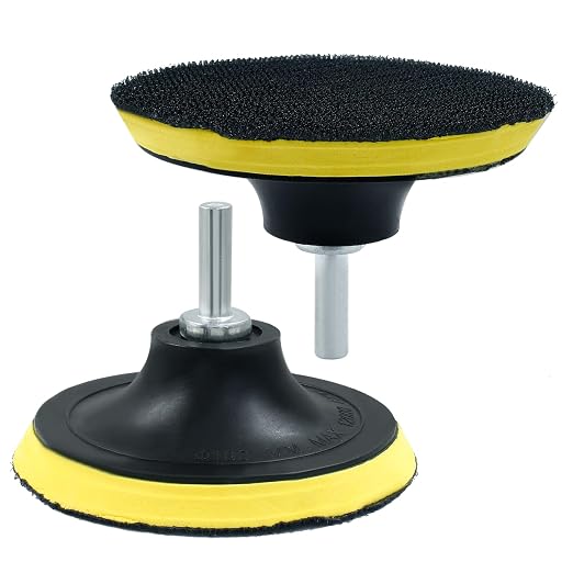 Luomorgo 4 Inch Hook & Loop Backing Pad Orbital Sander Polisher 2pcs | Sanding by Luomorgo