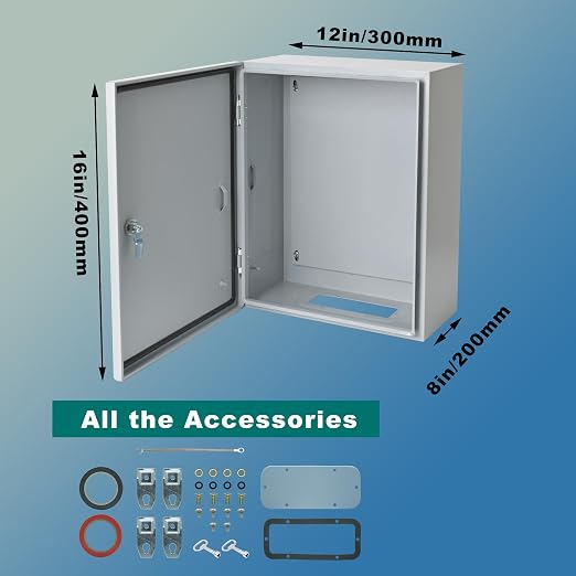 Steel Electrical Junction Box, Outdoor & Indoor Universal Project Box - Image 7