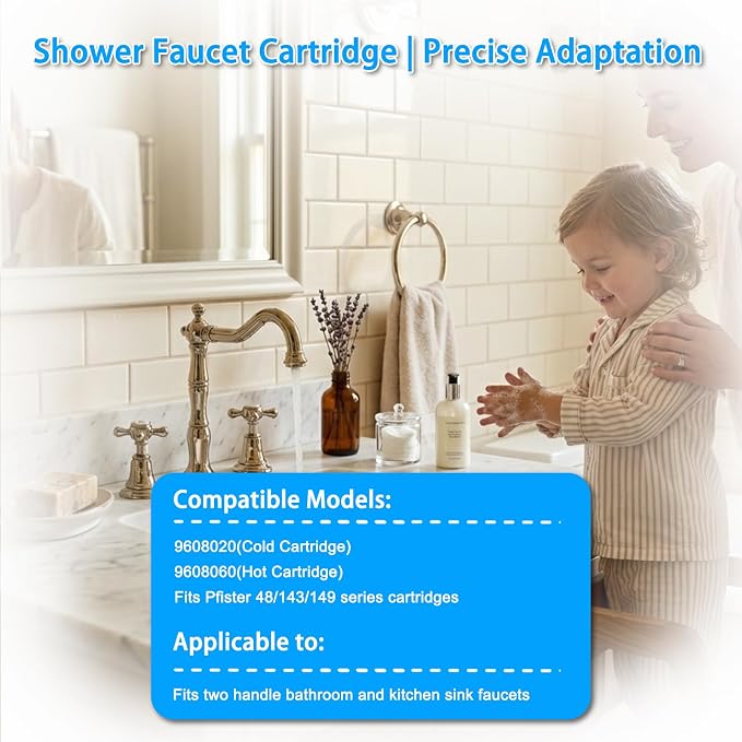 Ceramic Stem Disc Faucet Cartridge Replacement Bathroom Tap - Image 4