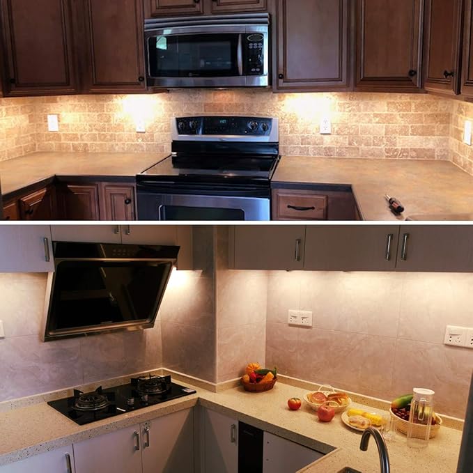 Under Cabinet Lighting Kit, 1800 Lumen, Warm White 2700K. Suitable - Image 4