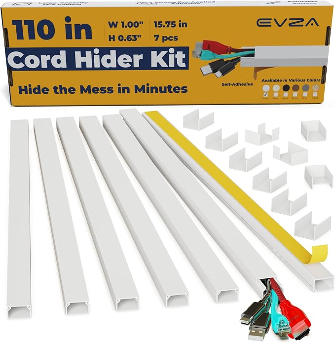 Cord Hider for Wall Mounted TV by EVZA
