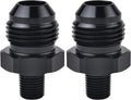 EVIL ENERGY 8AN Male Flare to 1/8" NPT Pipe Fitting Adapter Aluminum Straight by EVILENERGY