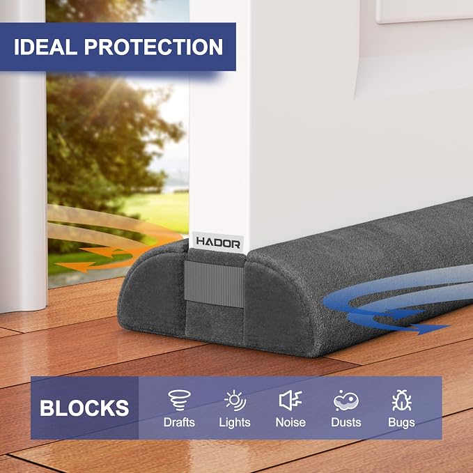 HADOR Door Draft Stopper for Bottom of Door, Adjustable 36 Inch, Double-Sided - Image 7