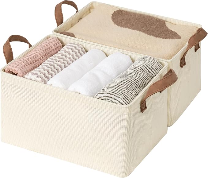 StorageWorks Closet Storage Bins, Shelves Baskets, Sturdy Metal Frame, by StorageWorks
