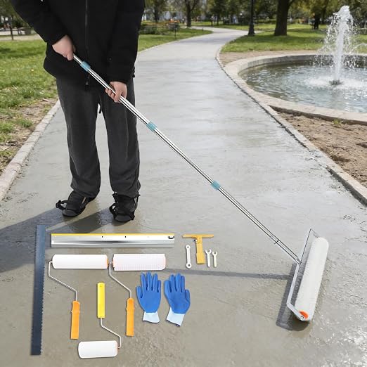 DNYSYSJ Self-Leveling Epoxy Floor Kit, Defoaming Roller Tool Set | Includes 20" - Image 4