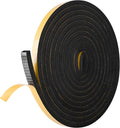 Self Adhesive Foam Tape Weatherstrip 1/2in x 3/8in x 16.5Ft High Density Foam by Kikerike