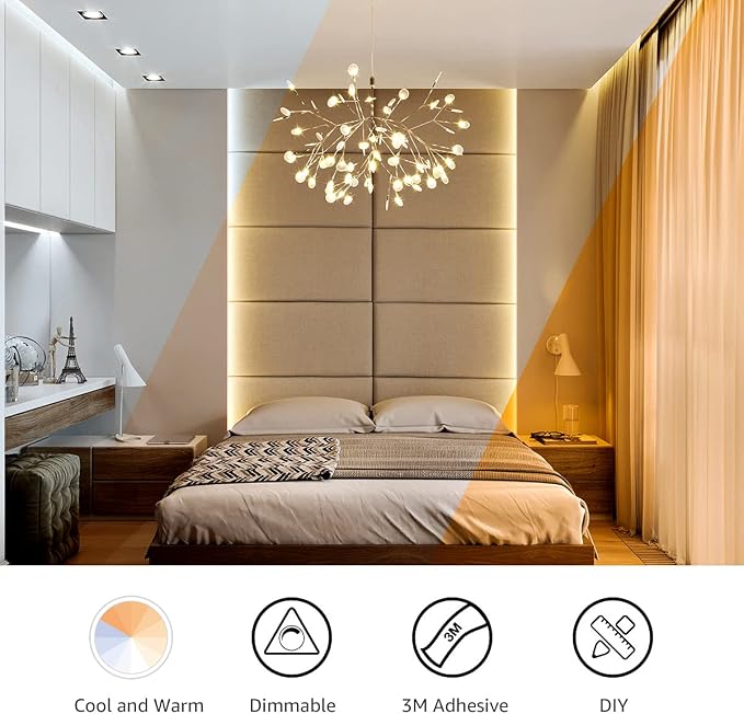 Lepro LED Tunable White Strip Light, Warm to Cool White, 32.8ft Dimmable Bright - Image 3