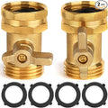 2 Pack Garden Hose Shut Off Valve by BILAL