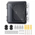 IP67 Outdoor Electrical Junction Box Waterproof 5.9"x5.9"x3.5" | Weatherproof by JOISYOYA