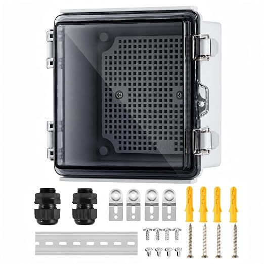 IP67 Outdoor Electrical Junction Box Waterproof 5.9"x5.9"x3.5" | Weatherproof by JOISYOYA