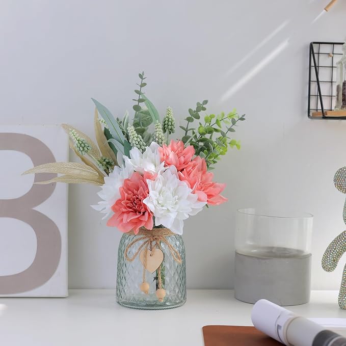 14.5" Artificial Dahlia Flowers - Image 9