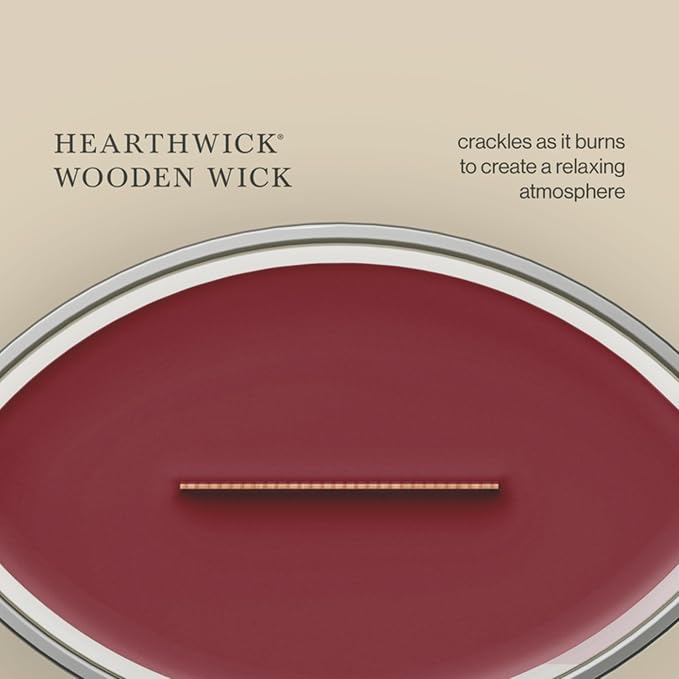 Woodwick Spiced BlackBerry Ellipse Candle - Image 5