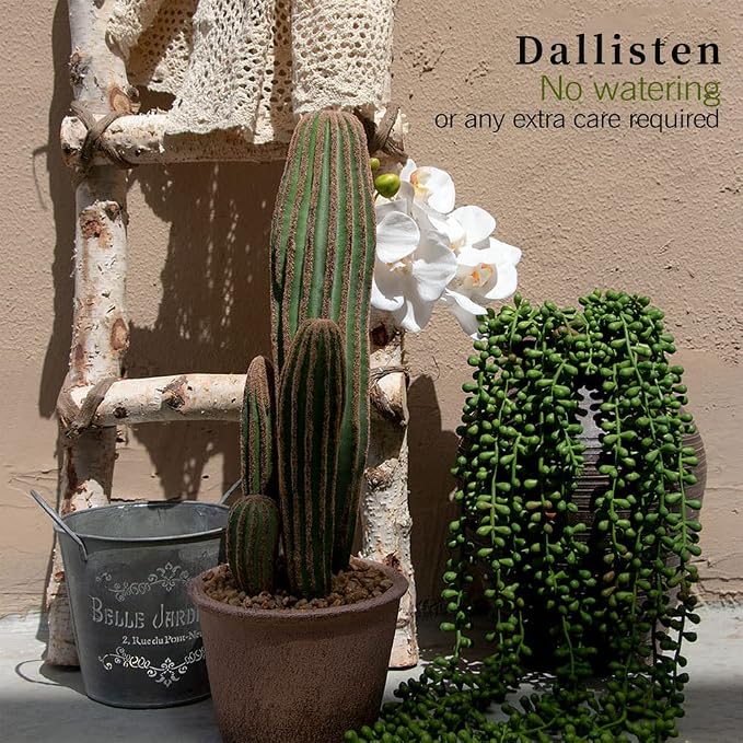 6 Pcs Artificial Succulents Hanging Plants, Fake String of Pearls Greenery - Image 4