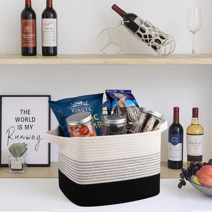 OIASKET Storage Baskets for Organizing, Woven Baskets for Shelves, Rectangle - Image 7