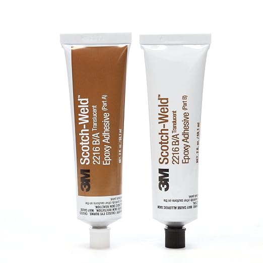 3M Scotch-Weld Epoxy Adhesive 2216, Translucent, Part B/A, Tube Kit | by 3MIndustrial