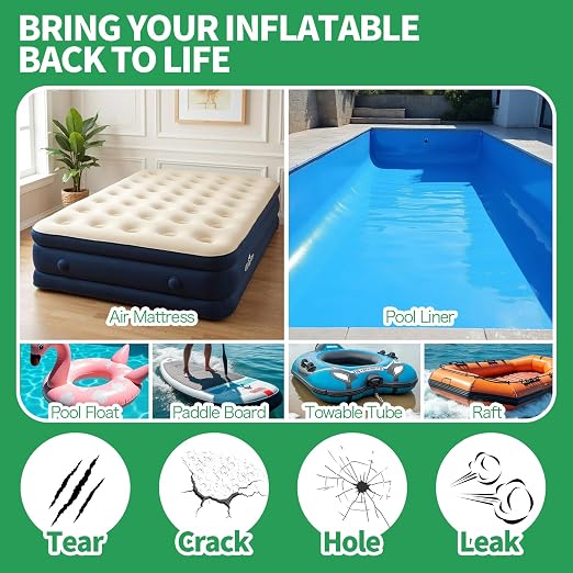 Air Mattress Patch Kit, Heavy Duty Inflatable Patch Repair Kit, and All-in-One - Image 2