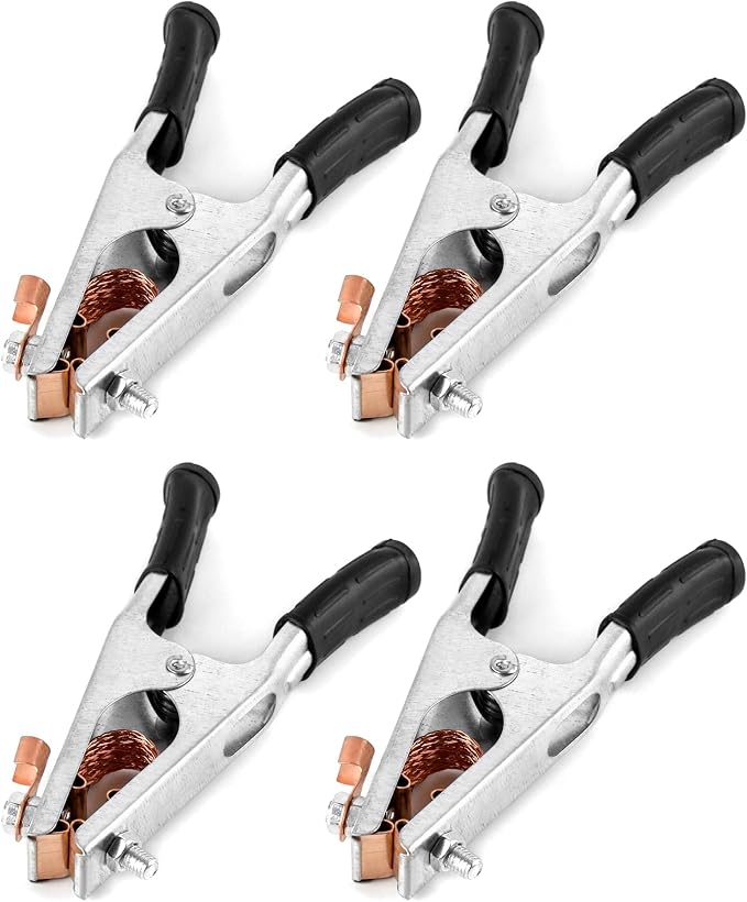 QWORK Copper Welding Ground Clamp, 4 Pack - Image 7
