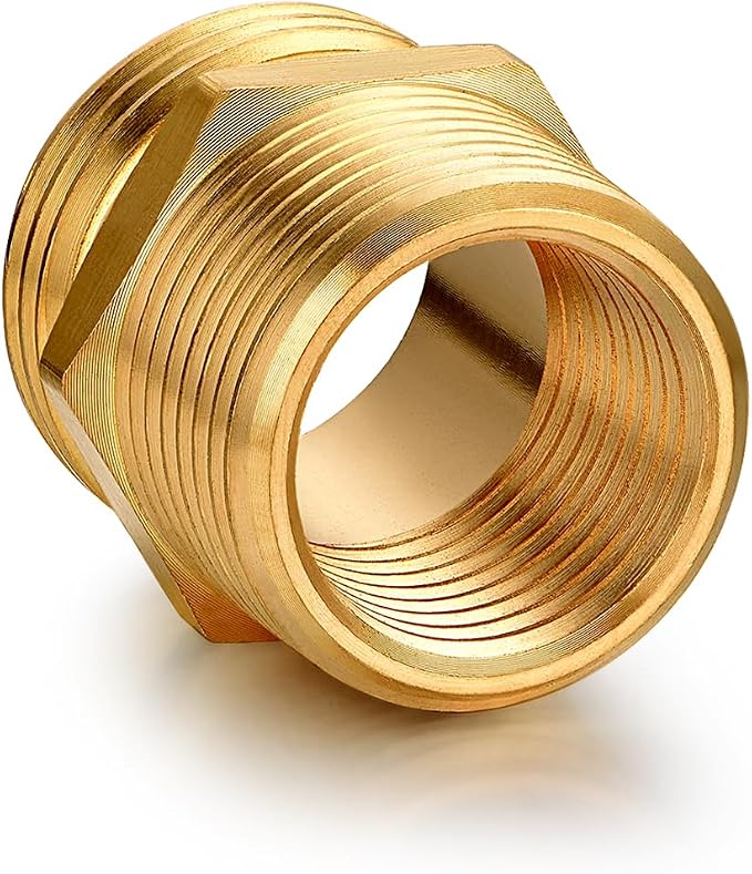 Garden Hose Connector Adapter, 3/4" GHT male and 3/4" NPT male Connectors - Image 6