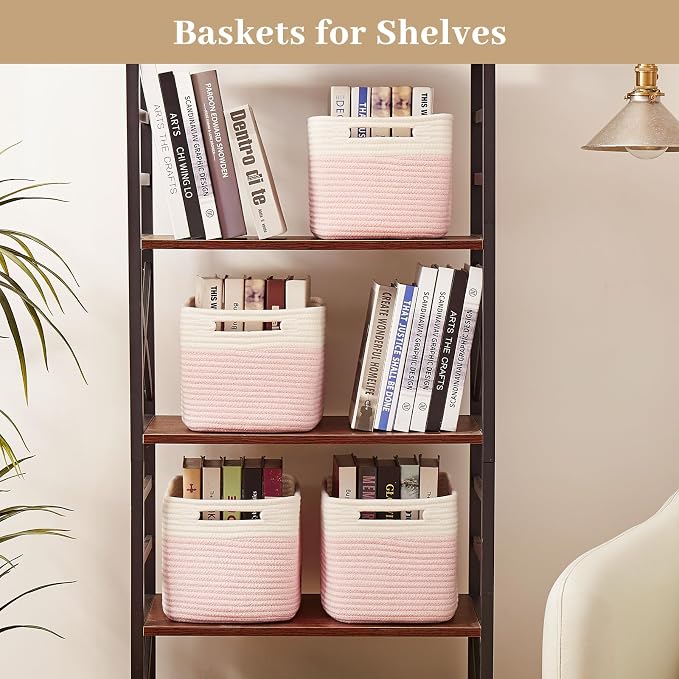 OIAHOMY 4 Pack Storage Basket, Closet Organizer - Image 6