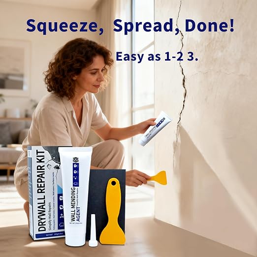 Drywall Repair Kit - 250g Wall Repair Paste Tube - Image 7