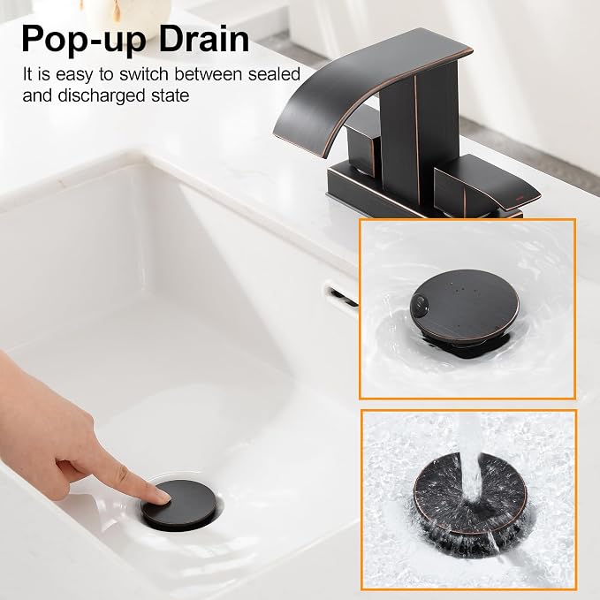 TIORIY Pop Up Bathroom Sink Drain - Image 7