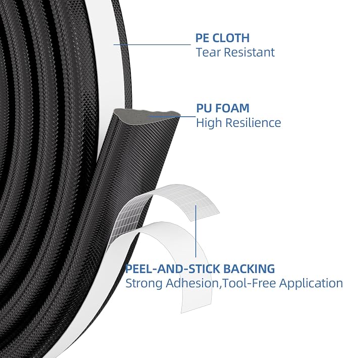 118”Wedge Weather Stripping Door Seal Strip - Image 7