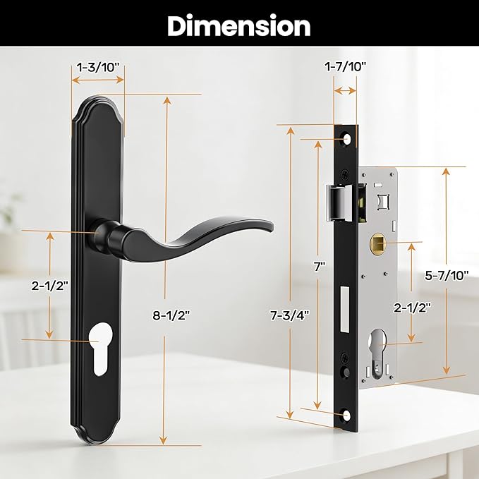 Storm Door Handle Accessory Set, 2-1/2" Handle PZ - Image 3
