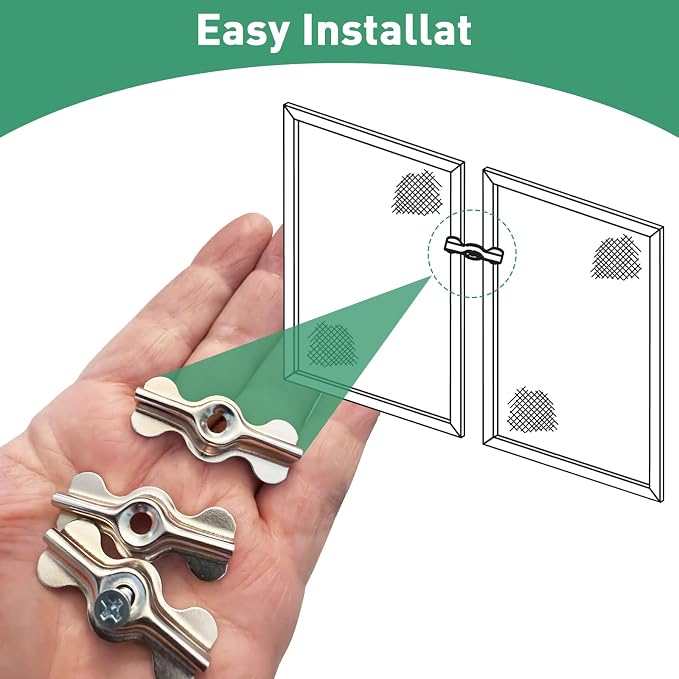 Double Wing Flush Clip, for Prime-Line PL14843 Window Screen Clips | 1-11/16 x - Image 4