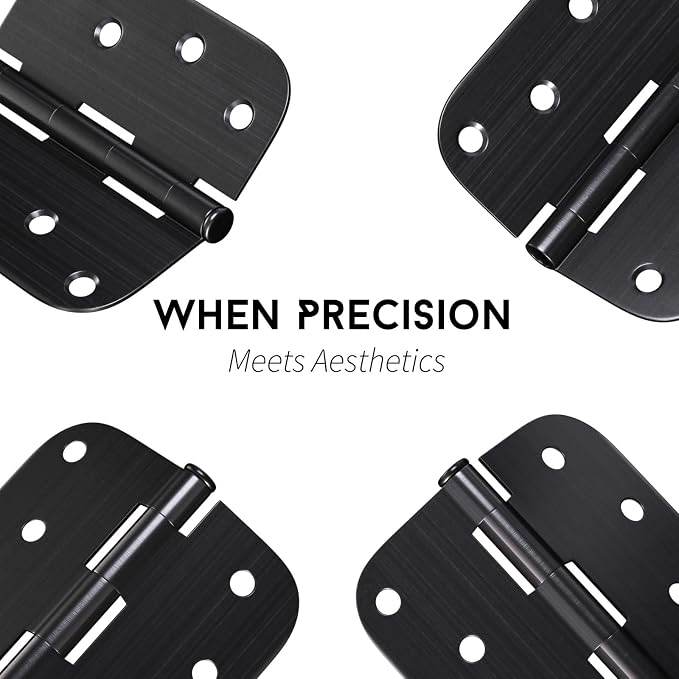 3 Pack goldenwarm 4 inch Oil Rubbed Bronze Door Hinges Exterior Door Hinges - Image 4