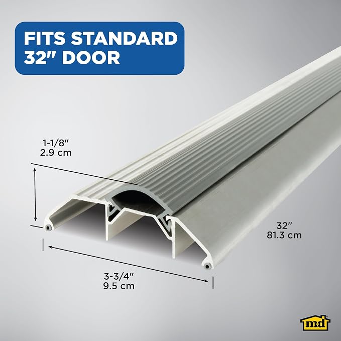 M-D Building Products 08003 3-3/4 in. x 1-1/8 in. x 32 in. Silver Aluminum and - Image 3