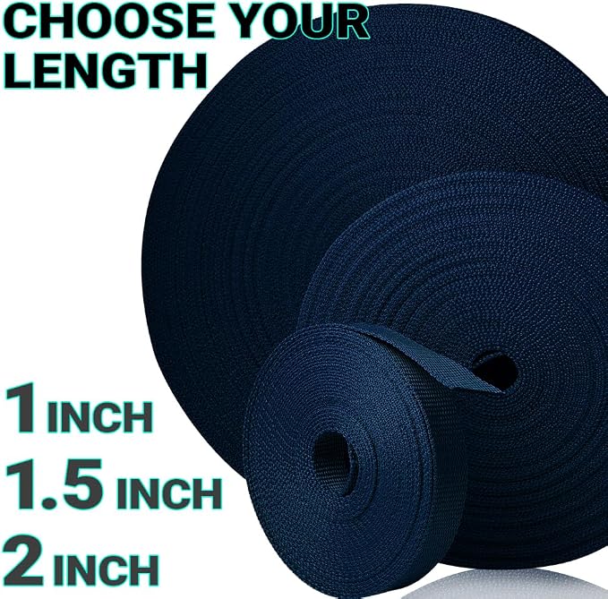 Webbing Strap, 3/4" to 2", 10-50 Yds, EDC gear, backpack repair and pet dog - Image 9
