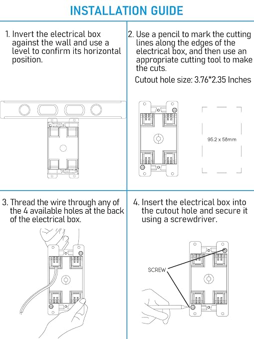 LEONLITE 12-Pack 20 Cubic Inch Single Gang Old Work Electrical Outlet Box | - Image 8