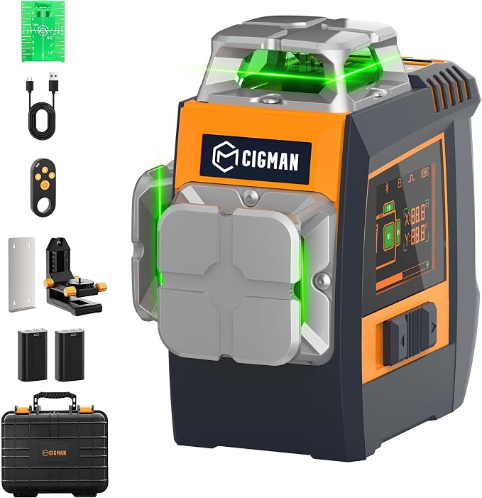 Gesture Control Laser Level by CIGMAN